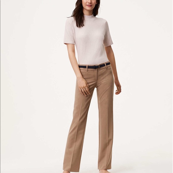 Pantalon habillé femme Ann Taylor Loft, blanc, taille 10P